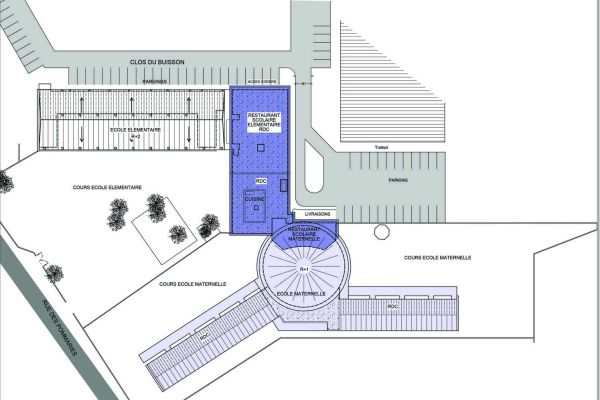 Arch2o | Reamenagement restauration ecole | Annecy le Vieux (74)
